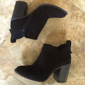 black ankle boots